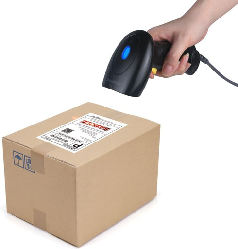 Fangtek 1D Handheld USB Barcode Scanner Wired Bar Code Reader for Supermarket, Convenience Store, Warehouse