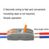 21Pcs 2 Conductor Compact Splicing, 2 Circuit Inline Splices for 28-12 AWG