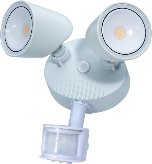 Topaz 24 4000K, Dual Head LED Security Light with Motion Sensor, Watt, White