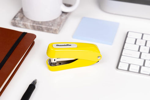 Praxxis Pro Office Supplies - Aria-Plus Half-Strip Mini Stapler, Durable, Compact, Colorful Stapler for Office and