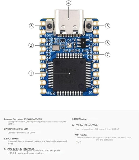 Yaregelun 48MHz 256KB Mini Development Board Frequency Built-in FPU Supports Firmware Encryption B