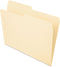 Pendaflex File Folders, Letter Size, Manila, 1/2 Cut, 100/BX