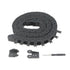 1Meter/39.4Inch Drag Chain Cable Carrier, 15x15mm Open Type R28 for 3D Printer and CNC Machines