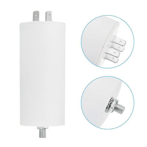 PATIKIL 70uf CBB60 Run Capacitor - AC 250V 4 Pins for Washing Machine & Cleaning Machine Pump Motor