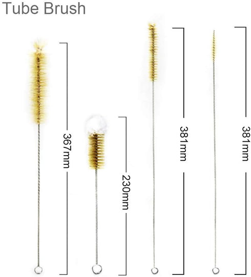 ULAB Scientific Lab Cleaning Brush Set, 7 Sizes including Beaker, Buret, Cylinder, and Tube Brushes
