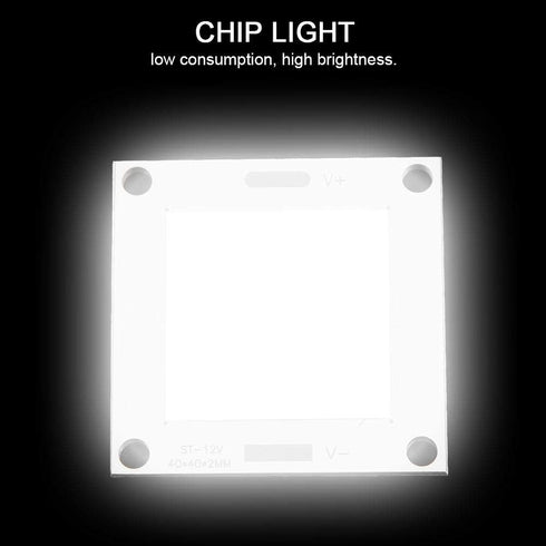 12-14V 50W Bulb Yosoo COB LED Panel, LED Integrated Chip Light Panel Flood Lamp for DIY Projector Floodlight(White)