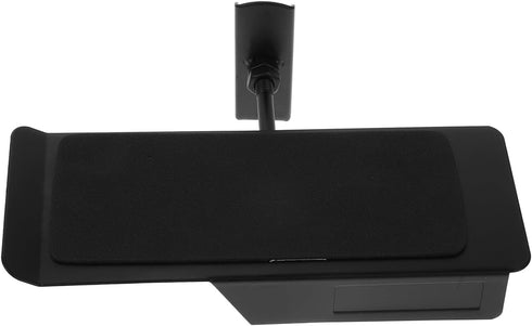 ARTIBETTER Wall Mounted Metal Shoe Rack Adjustable Display Shelf Anti-slip Support, Black
