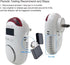 Natural Gas Detector, Plug-in Alarm and Monitor for Home, Kitchen, or Camper with Voice Warning & Display