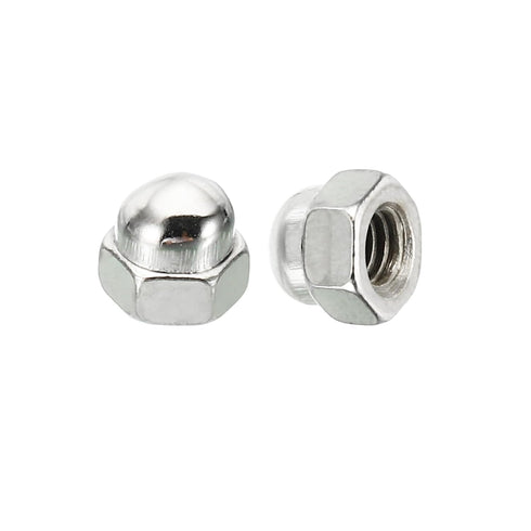 PATIKIL M4x0.7 Acorn Hex Bolt Covers, 40 Pcs Dome Head Carbon Steel Decorative Cap Nuts for Home Repair