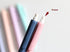 Solid Colors Mechanical Pencils 0.5mm Lead, Triangle Automatic Pencil for Writing, Office School Supplies Gift Pack of