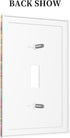 haigof 1 3 5 Inch Cute Dog Light Switch Cover Wall Plate Gang Single Plates Print Faceplate Home Decor X