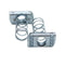 Strut Channel Nuts, 1/2-13 Spring Nuts with Zinc Electroplate Finish, 10 Pack for Strut Channel