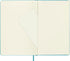 Moleskine Classic Notebook, Large Hard Cover (5" x 8.25"), Reef Blue, 240 Pages, Plain/Blank