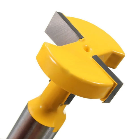 1/2" Shank Straight T-Slot & T-Track Slotting Cutter Router Bit, Wood Groove Milling Cutter, 1-1/16 Inch Diameter
