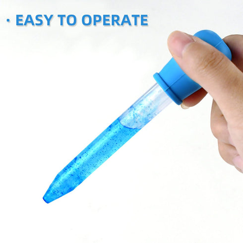 20 Pack Plastic Pipettes Droppers, 5ML Clear Silicone Liquid Droppers with Bulb Tip for Candy Mold, Gummy Making,