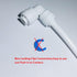 Malida 1/2" Thread Male to 1/4" Push Fit Tube Quick Connect, Water Purifiers, 5 Pack