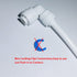 Malida Acetal Copolymer Tube Fitting, Reducing Straight Union, 3/8" x 1/4" Tube OD, Pack of 10