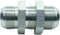 1 Piece 1" Male JIC (1-5/16"-12 Threads) Bulkhead Union Adapter Straight Hydraulic Steel Fitting Connector