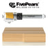 FivePears Pattern Flush Trim Router Bit, 1/4 Inch Shank, 1/2 Inch Cutting Diameter for Woodworking