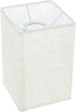 ARTIBETTER Square Linen Lampshade for Table and Floor Lamps Natural Cloth Lamp
