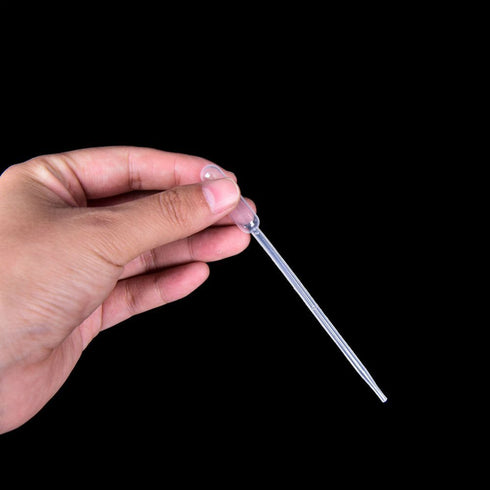 AKOAK 200 Pcs/Pack 0.5ml Disposable Plastic Graduated Transfer Pipettes, Eye Dropper for Use
