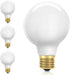 G25 Dimmable LED Globe Light Bulbs, 60 Watt Equivalent, 6W, 5000K Daylight, E26 Base, 800LM, 4 Pack