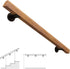 Generic (1ft-20ft) Non-Slip Handrails - Stair Handrails, Complete Kit, Corridor Support Rod, Wood