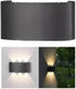 HISEEINLABEL 6 6W Modern LED Waterproof Exterior Wall Lamp, Outdoor Wall Light LED Wall Lights LEDs Wall Sconce Up Down