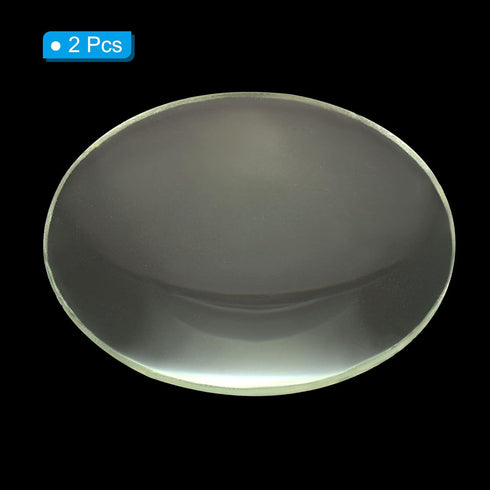PATIKIL 4" (100mm) Focal Length Double Convex Lens, 2 Pack, 40mm Diameter for Physics