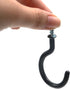 Xiaoyztan 50 Pcs Vinyl Coated Screw-in Hooks, Iron Ceiling Hooks for Wall Hanging Plants, Decoration, or Tools Hanging,