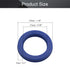 Othmro Hydraulic Seal 0.98in ID 1.37in OD 0.19in Thickness Polyurethane Piston Shaft Piston Rod PU Single Lip U Cup Oil Seal O-Ring Piston Shaft Nitrile Rubber Lip Seal for Bearing Shaft Oil Pump Blue