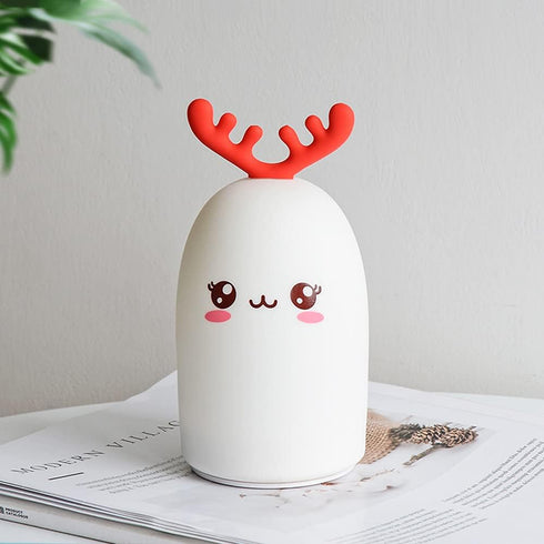 SCZWP8 Elk Portable Night Light Study Modern Simple and Warm Creative Bedroom Table Lamp Led Decoration Monochrome Warm
