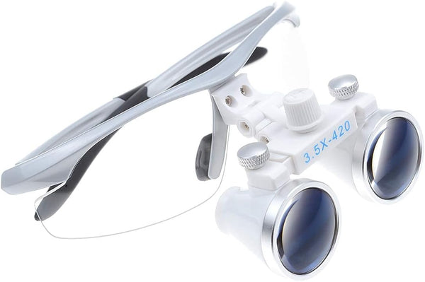 3.5X Binocular Loupes, 420mm Working Distance Glasses