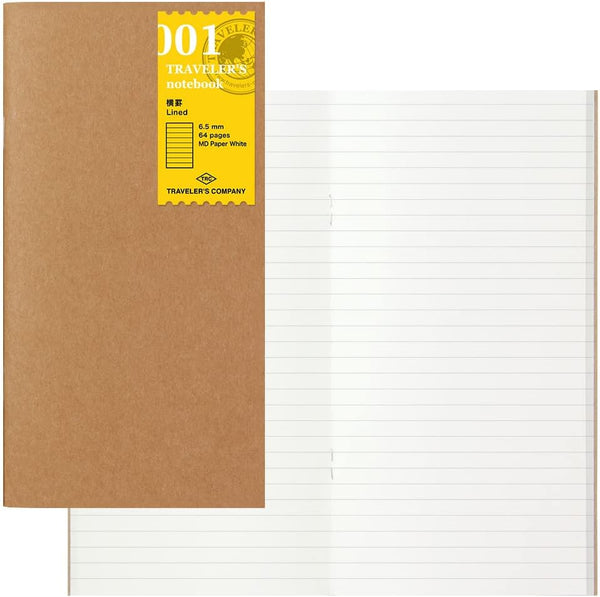 Traveler's Notebook Refill, Ruled, Regular Size, 2 Pack, 14245006