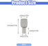 Hocansen 50 7x24mm (PP/7x24mm) Pcs Shelf Pegs Shelf Pins Metal Shelf Support Pegs Cabinet Shelf Pegs for Shelves