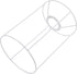 Uonlytech Metal Lamp Guard Metal Lampshade Frame Round DIY Ceiling Light Bracket