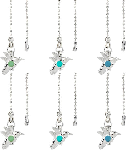 DICOSMETIC 6Pcs 3 Colors Light Pulls Extension Chain Ceiling Fan Pull Chains