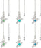 DICOSMETIC 6Pcs 3 Colors Light Pulls Extension Chain Ceiling Fan Pull Chains