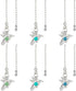 DICOSMETIC 6Pcs 3 Colors Light Pulls Extension Chain Ceiling Fan Pull Chains