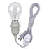 Dimmer 15 Set Bulb E26 E27 (1 Pack, Pendant Light Kit with Switch Feet Hanging Lamp Cord Plug in Edison Light Socket
