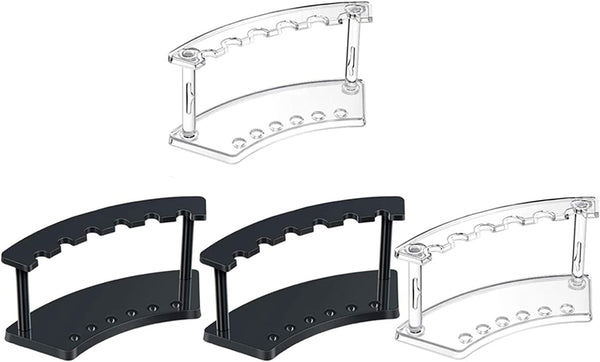 TOMYEUS Pen Stand Set 4 Pen Holder 6-Slots Display Stand Nail Makeup Art