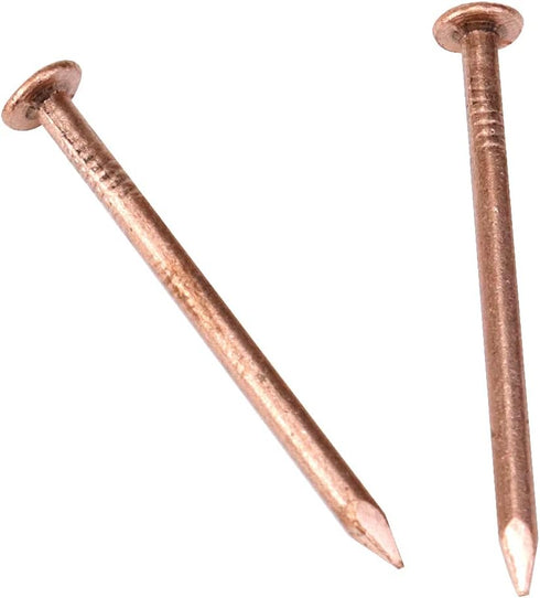 MY MIRONEY 20 Pack Solid Copper Nail Spikes, 1.5 Inch for Slating & Roofing