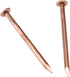 MY MIRONEY 20 Pack Solid Copper Nail Spikes, 1.5 Inch for Slating & Roofing