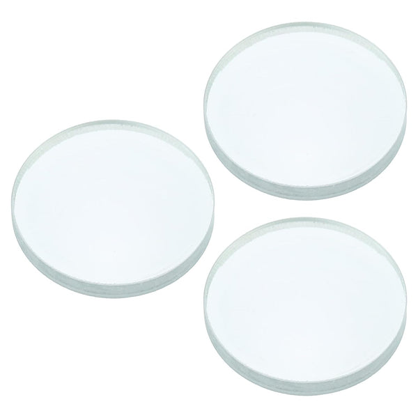 PATIKIL 3 Pack Double Concave Lens, 3" (75mm) Focal Length, 30mm Diameter, 4mm Height, Clear Glass