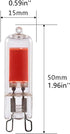 G9 Bulb 3W Bulbs G9 Bulbs 30W Bulbs G9 Bulbs Fixture(8 Pack) COB LED Red Light LED Replace Halogen Light Red Light