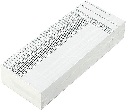 Acroprint 096103080 ATT310 200/Pack Time Card for Model Electronic Totalizing Time Recorder, Weekly