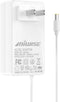 Power Supply Adapter DC24 2A 48W AC to DC Converter for COB LED Strip, CCTV Camera, White, 2.1mm X 5.5mm