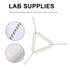 Crucible Triangle, 10pcs Lab Clay Triangle, Mud Triangular Crucible Stand for Chemistry Heating Support