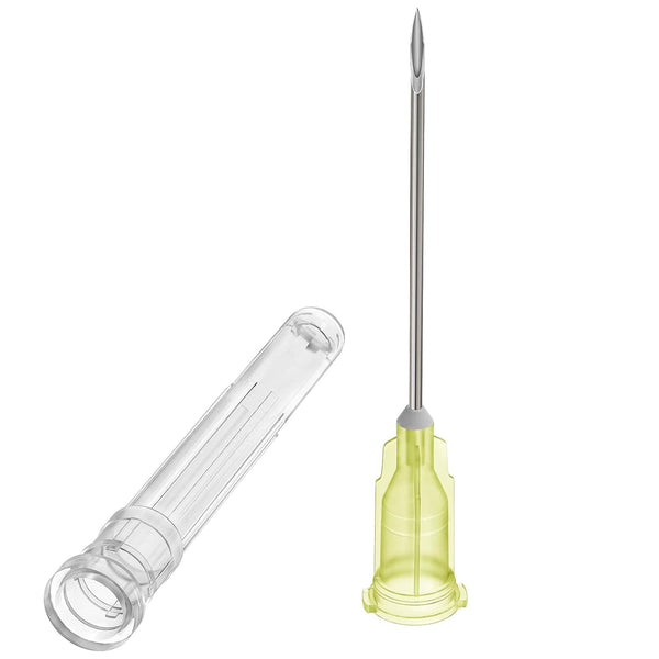 100PCS 20Ga 1Inch Syringe Needles with Cap, Individually Sealed Lab Dispensing Accessories