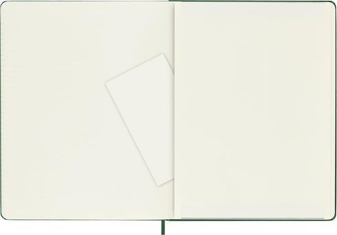 Moleskine Notebook, Extra Large, Ruled, Myrtle Green, Hard Cover, 7.5 x 9.75